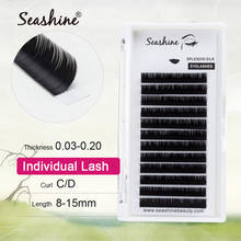 Seashine Makeup Lashes 12 Lines 9-14 Mix tray Individual Eyelash Extension Faux Mink Eye Lashes 2024 - buy cheap