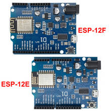 1pcs ESP-12E ESP-12F WeMos D1 WiFi uno based ESP8266 shield for arduino Compatible IDE 2024 - buy cheap
