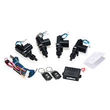 12 v universal carro remoto kit central bloqueio keyless sistema de entrada com 2 controle remoto suporte desbloquear o tronco traseiro 2024 - compre barato