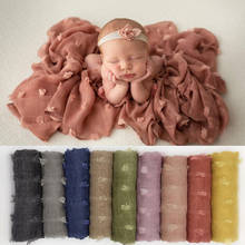Newborn Photography Props Accessories Infant Linen Wrap Studio Baby Photo Props newborn Shoot Backdrops Blanket Muslim Wraps 2024 - buy cheap