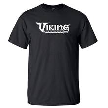 Vikings TShirt Men Son Of Odin T Shirt Summer Tops Short Sleeve Gone to Valhalla Black T-Shirt Sons Of VikingAthelstan Tees 2024 - buy cheap