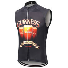 Camiseta sem mangas para ciclismo, roupa de ciclismo na cor preta para estrada, mtb 2024 - compre barato