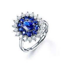 Обручальное кольцо с кристаллом MOONROCY, серебряное, красное, синее, с кубическим цирконием, ювелирные изделия, для женщин, для девочек, в подарок, дропшиппинг 2024 - купить недорого