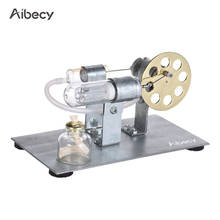 Aibecy Mini Hot Air Stirling Engine Motor Model Stream Power Physics Experiment Educational Toy for Kids 2024 - buy cheap