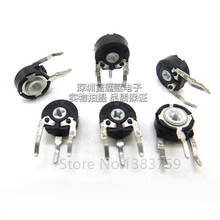 5pcs PT06-2K 5K 100K vertical cross arrow hole PT6KH-502A PT6KH-202A PT6KH-104A adjustable potentiometer 2024 - buy cheap