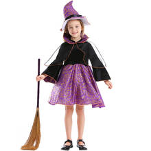 Umorden Hocus Pocus Witch Costume Cosplay Birthday Party Dress Disfraces Fantasia Purim Halloween Costumes for Girls Kids 2024 - buy cheap