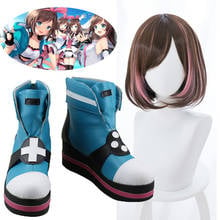 Zapatos de Anime A.I.Channel Kizuna AI para mujer, zapatos para Cosplay, pelucas, botas para Halloween y Carnaval 2024 - compra barato