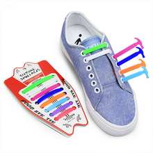 16 Pcs Silicone Shoelaces Elastic No Tie Shoe laces Child Adult Unisex Outdoor Leisure Sneakers Rubber Shoelace Shoe Accessories 2024 - buy cheap