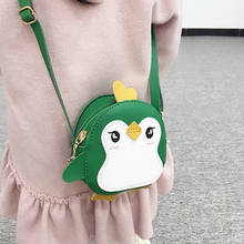 Lovely Animal Shoulder Bag Cute Penguin Shape Clutch Kids Girls Crossbody Leather Mini Bags PU Leather Mini Messenger Bag 2024 - buy cheap