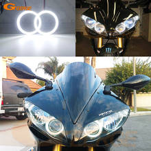 Для Yamaha R1 YZF-R1 2004 2005 2006 2007 2008 ультра яркий SMD LED Ангельские Глазки halo Кольца Набор Дневной свет аксессуары для мотоциклов 2024 - купить недорого