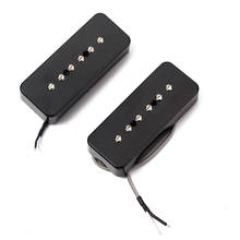2Pcs Black Soap Bar Humbucker Guitar Pickup 50/52mm pole for Guitar P90 2024 - buy cheap