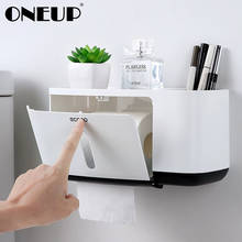 ONEUP Wall-mounted Toilet Paper Holder Bathroom Waterproof Tissue Box Home Storage Rack Portable Toilet Paper Holder 2024 - buy cheap