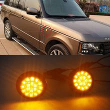 Luz indicadora para land range rover l322, luz led dinâmica para repetidor de sinal lateral de automóveis, 2002 a 2012 2024 - compre barato