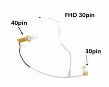 Cabo lcd para notebook, laptop, computador portátil, tela led, lvds, para asus x550, x550jd, x550jk, x550jx, fx50jk, fx50jx 2024 - compre barato