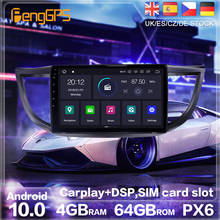 Radio Estéreo con GPS para coche, 10,0 reproductor Multimedia con Android, DVD, unidad central, para Honda CRV CR-V 4 RM 2011-2015 2024 - compra barato