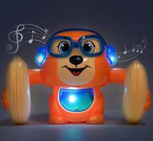 Детская игрушка-обезьянка «банан», электрическая переворачивающаяся обезьянка светильник ящаяся музыка, Детская модель животного с голосовым управлением, Индукционная мультяшная 2024 - купить недорого