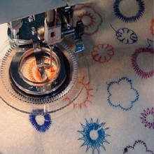 Máquina de costura multifuncional, para bordado, dardo, calcador para bordado, peças universais para máquina de costura 2024 - compre barato