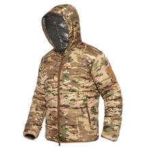 Abrigo de camuflaje táctico ultraligero para hombre, parka cálida con capucha, prendas de vestir impermeables, ropa de marca, 5XL, Invierno 2024 - compra barato