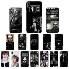 Fhnblj arte peters preta tpu capa de telefone de borracha macia para iphone 11 pro xs max 8 7 6 6s plus x 5 55 se xr se2020 2024 - compre barato