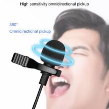 Lapel Microphone Professional Noise Reduction Plastic Voice Control Lavalier Microphone for Live Vlog 2024 - buy cheap