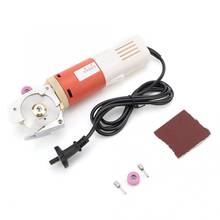 220V 65mm Rotary Blade Electric Round Cloth Cutter Portable Fabric Cutting Machine Cotton Leather Towel Tool 2024 - buy cheap