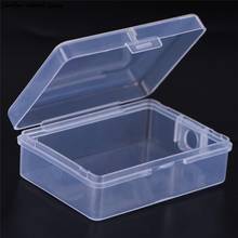 Комплект из 2 предметов, 5*6,8 см прозрачный Пластик ящик для хранения ювелирных изделий контейнер для сбора чехол с крышкой прозрачная коробка для хранения 2024 - купить недорого