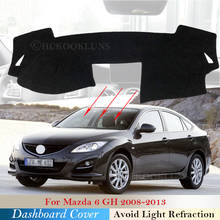 Cubierta del salpicadero, almohadilla protectora para Mazda 6, 2008 ~ 2013 GH, accesorios de coche, tablero, parasol, alfombra Atenza 2009, 2010, 2011, 2012 2024 - compra barato