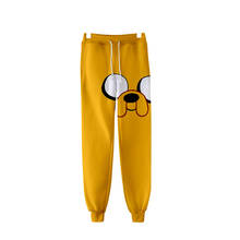 Adventure Time Finn And Jake The Dog Face 3D принт спортивные штаны модные брюки для бега повседневные теплые брюки Harajuku мужские/женские брюки 2024 - купить недорого