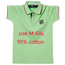 New Arrival Fashion Cotton Spring Summer Men Oversize Short Sleeve Casual Knitted T Shirt Plus Size M L XL 2XL 3XL 4XL 5XL 6XL 2024 - buy cheap