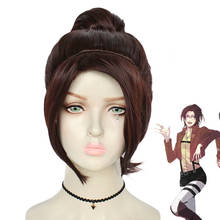 Anime Attack on Titan Sasha Blouse Short Ponytail Wig Cosplay Costume Women Heat Resistant Hair Cosplay Wigs 2024 - buy cheap