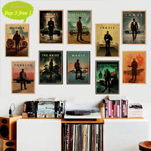 Retro Movie roles Poster Collection Adornment Vintage Decorative Painting Posters Living Room Core Kraft Paper Wall Stickers 2024 - buy cheap