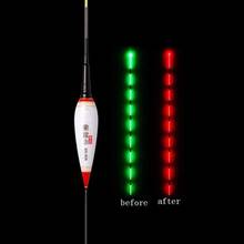 Flotador de pesca inteligente, Sensor de gravedad eléctrico brillante que cambia de Color automáticamente, recordatorio, luminaria de noche, Bobber 2024 - compra barato