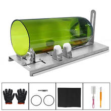 Cortador de botellas de vidrio DIY, máquina de corte de botellas de vidrio de Metal de tamaños ajustables, para hacer botellas de vino, herramienta de corte de vidrio para el hogar 2024 - compra barato