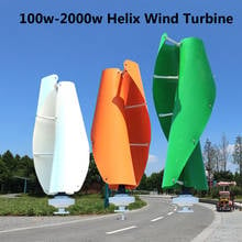 FLTXNY-turbina eólica Vertical Helix de 1kw, generador de imán permanente, 3 fases, 600w, 48v, eje Vertical, sin núcleo, energía libre 2024 - compra barato