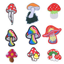 Mutant Mushroom Patches for Clothing Iron Embroidered Sewing Applique Cute on Fabric Badge New DIY Apparel Accessori Decoration 2024 - buy cheap