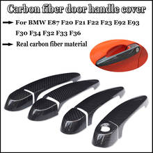 Car Accessories Carbon Fiber Auto Door Handle Knob Exterior Trim Covers for BMW E87 F20 F21 F22 F23 E92 E93 F30 F34 F32 F33 F36 2024 - buy cheap