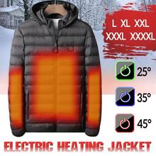 Winter Warm Heated Jacket Men Women USB Electric Heating Hooded Jacket Electric Heating Vest Waterproof Skiing Hiking Jacket 2024 - buy cheap