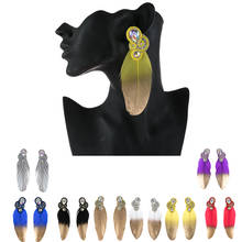 KPacTa Fashion Charm Handmade Big Earrings Ethnic Style Jewelry Ladies Crystal Decorative Accessories Pendant Earrings 2024 - buy cheap