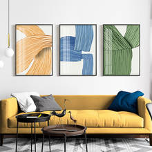 Nordic Orange Blue Green Geometry Wall Art Canvas Painting Posters Prints Abstract Picture for Living Room Morden Home Decor 2024 - buy cheap