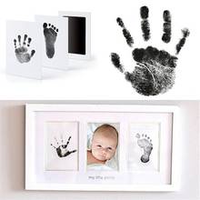 Newborn Baby Non-Toxic Handprint Footprint Oil Pad Painting Ink Pad Photo Hand Foot Print Pad Wonderful Souvenir Clay Toy Gifts 2024 - купить недорого