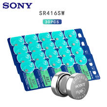 30pcs/lot Sony Original 1.55V 337 SR416SW Silver Oxide Watch Battery 337 SR416SW Button Coin Cell For Watch Electric Toys 2024 - buy cheap