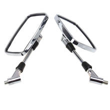 Motorcycle Accessories Mirror 10mm Rectangle Universal Chrome Moto Side Rear View Mirrors for BMW R1150GS F800GT PCX 125 Vespa . 2024 - buy cheap