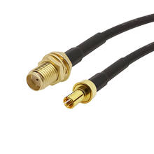 1Pcs SMA Female Bulkhead to CRC9 Male Plug Straight RG174 RF Coaxial Extension Pigtail Cable Connector 10cm 15cm 20cm 30cm 2024 - buy cheap