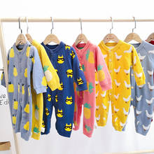 Pelele de algodón de manga larga para bebé, pelele tejido, ropa de otoño 2024 - compra barato