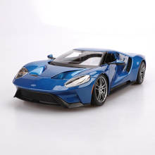 Modelo de coche de aleación de alta simulación 1:18, Ford GT, 2017, modelo de coche de aleación, regalos para niños 2024 - compra barato