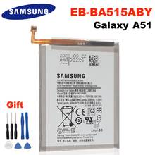 Samsung-bateria de substituição original para samsung galaxy a51 argolas/dsm, bateria de telefone autêntica 4000mah 2024 - compre barato