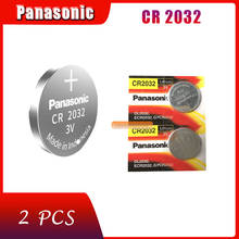 2 х Оригинальный Новый аккумулятор для PANASONIC cr2032 3 в, кнопочные элементы, монетные батареи для часов, компьютера cr 2032 2024 - купить недорого