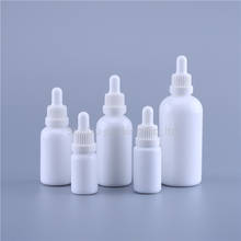 12PCS 5-100ML Essential Oil Portable White Jade Porcelain Bottles With Dropper For Liquid Reagent Pipette Bottle Travel 2024 - buy cheap