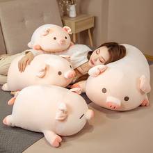 Kawaii BoBo Piggy Plush Fat Pillow Toys Soft Stuffed Cartoon Animal Pig Doll Chair Cushion Birthday Christmas Gift for Children 2024 - buy cheap