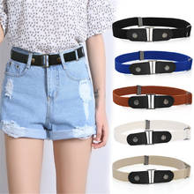 Adjustable Belt Without Buckle Buckle-Free Elastic Belt For Jeans Pants Dress Stretch Waist Belts For Women Ceinture Femme 2024 - buy cheap